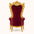Imperio Velvet Throne Chair