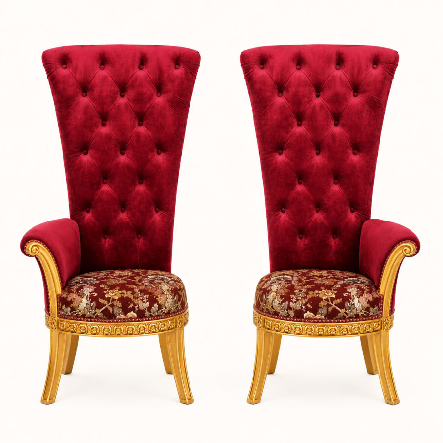 Rouge Royal Accent Chair Duo