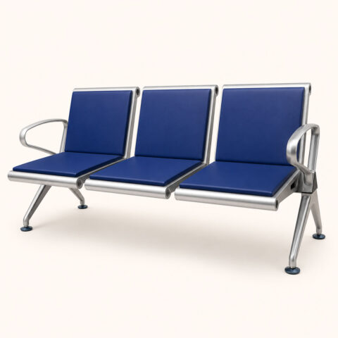 Aero Trio Premium Waiting Bench - Blue