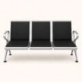 Aero Trio Premium Waiting Bench - Black