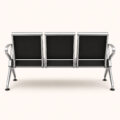 Aero Trio Premium Waiting Bench - Black