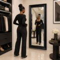 Black Wall Dressing Mirror