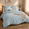 Bluish Floral Duvet Set