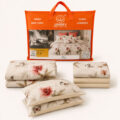 Coral Blossom Duvet Cover Set