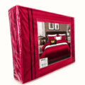 Crimson Stripe Bedding Set