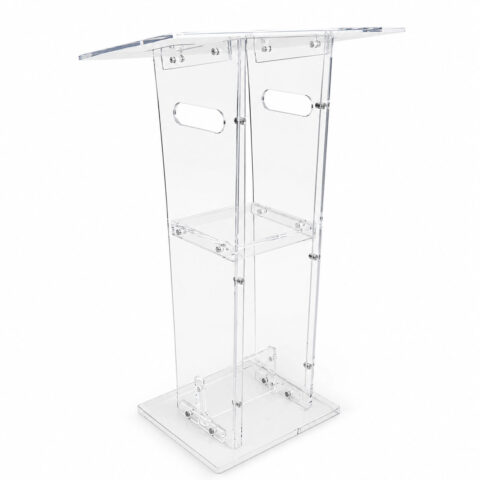 Crystal Lectern Podium