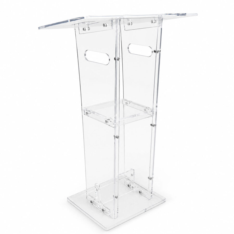 Crystal Lectern Podium