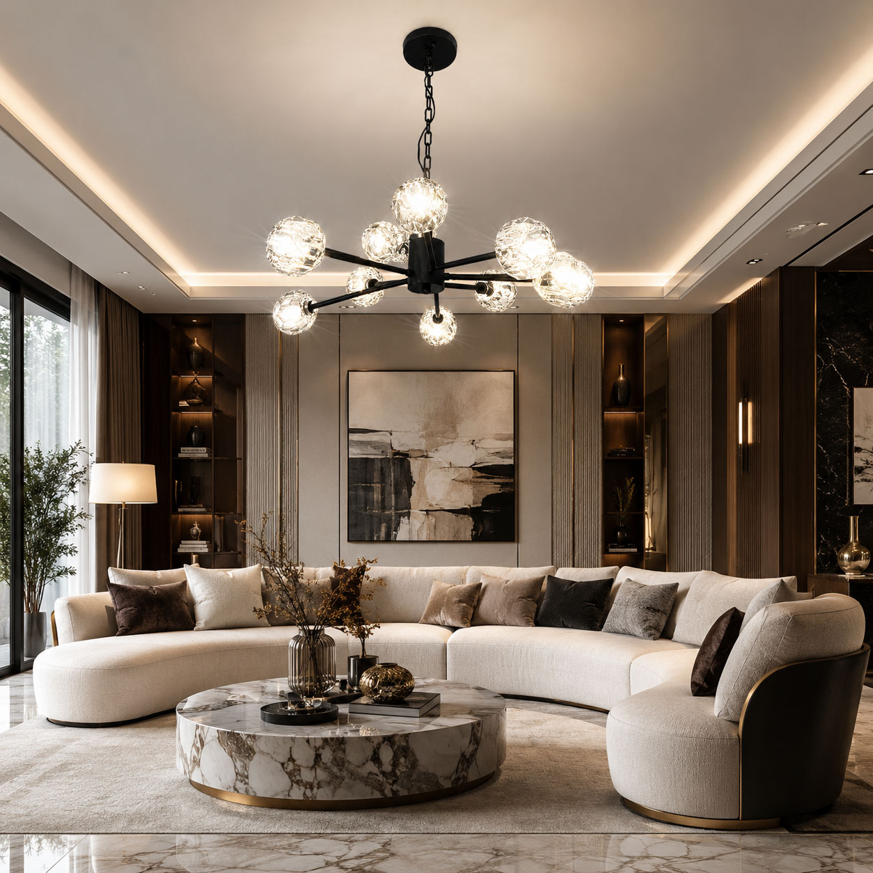 Crystal Nova Chandelier