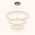 Crystal Trio Ring Chandelier