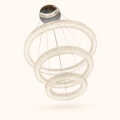 Crystal Trio Ring Chandelier