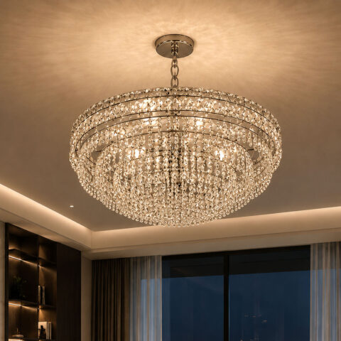Crystal Veil Chandelier