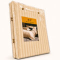 Deep Warm Ivory Stripe Bedding Set