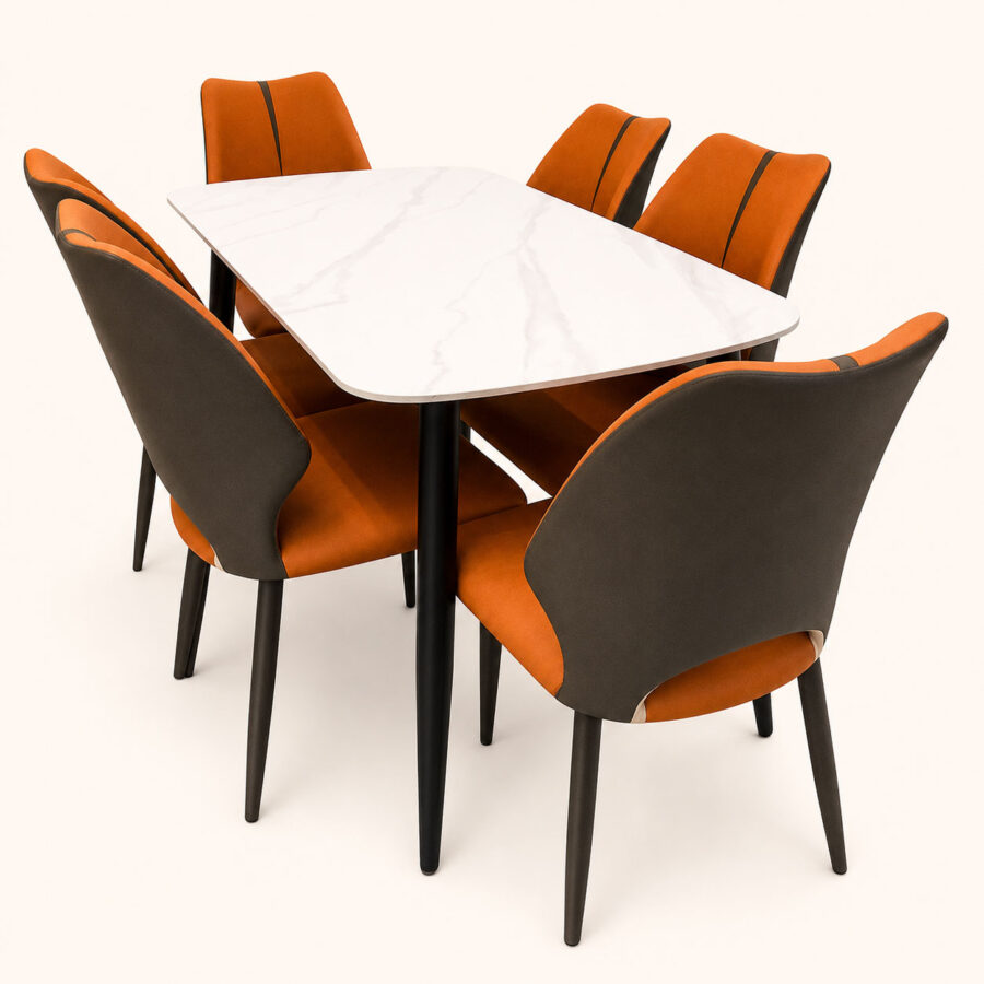 Evara 6-Seater Dining Set