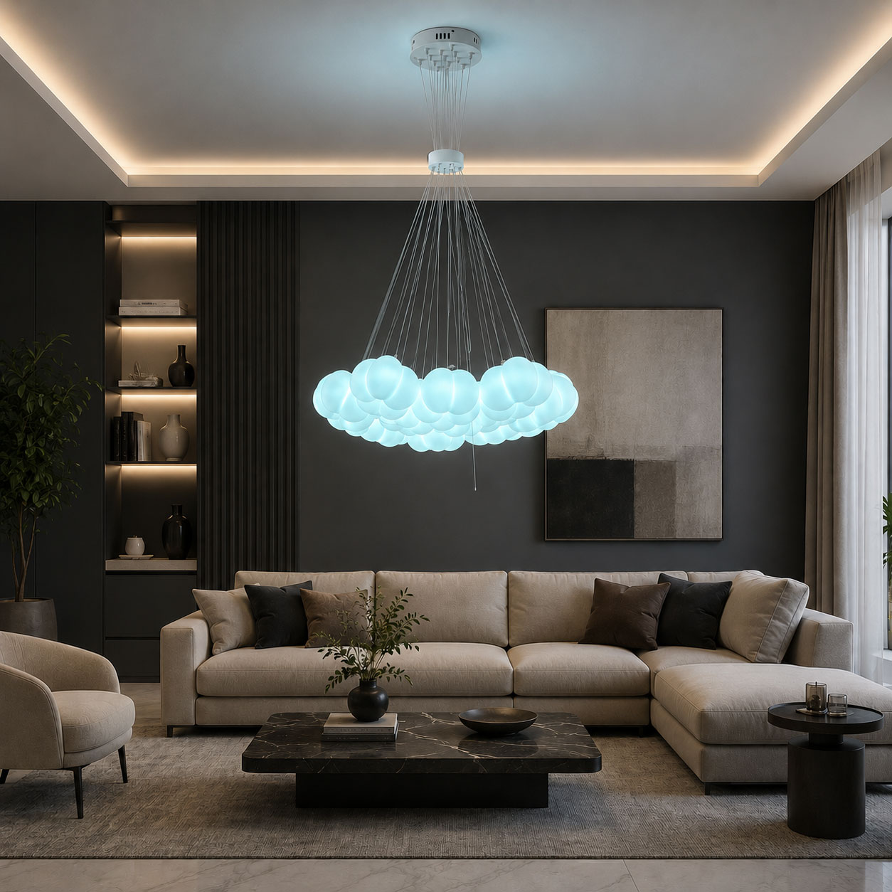 Floating Berries Pendant Light