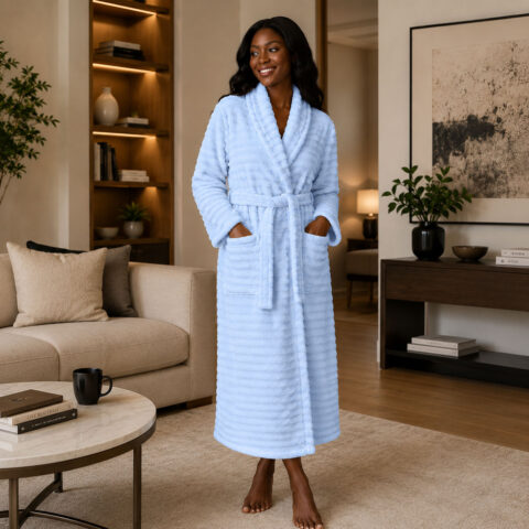 Heaven Blue Luxury Robe