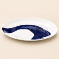 Inner Blue Wave Ceramic Plate