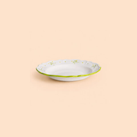 Lime Blossom Ceramic Plate - Small