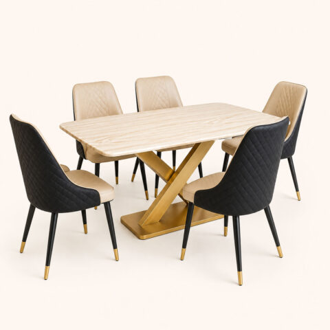 Luxe 6-Seater Dining Set