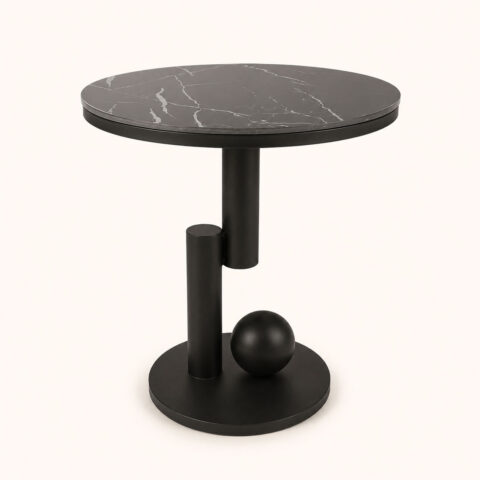 Midnight Black Marble Table