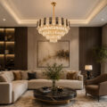 Obsidian Crystal Chandelier