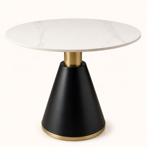 Obsidian Marble Garden Table
