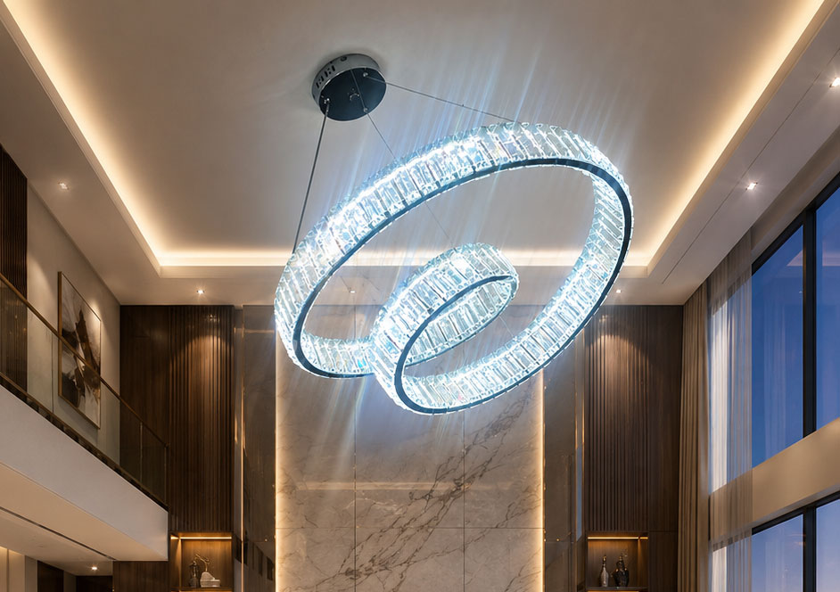 Orbit Crystal LED Chandelier