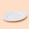 Oval Bloom Ceramic Plate