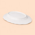 Oval Bloom Ceramic Plate