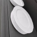 Oval Bloom Ceramic Plate