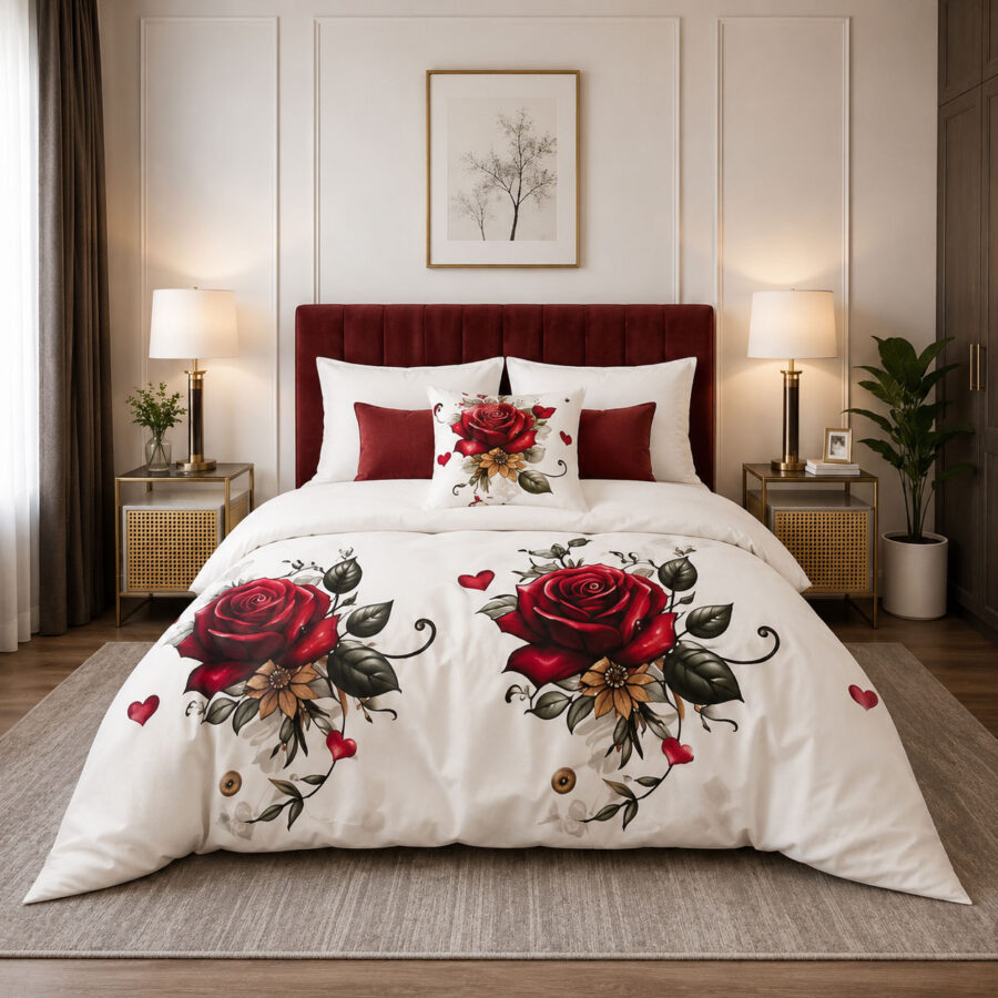 Rosé Amour Duvet Cover Set