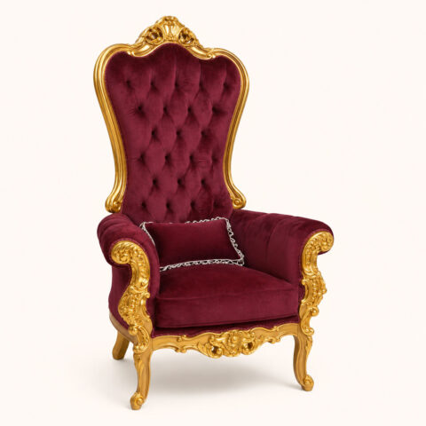 Royal Velvet Throne Lounge Set