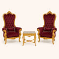 Royal Velvet Throne Lounge Set