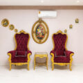 Royal Velvet Throne Lounge Set