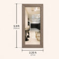 Rustic Wall Dressing Mirror