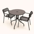 Velaro Round Cafe Set
