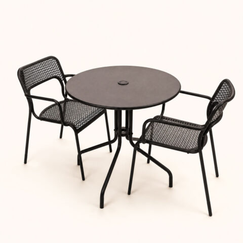 Velaro Round Cafe Set