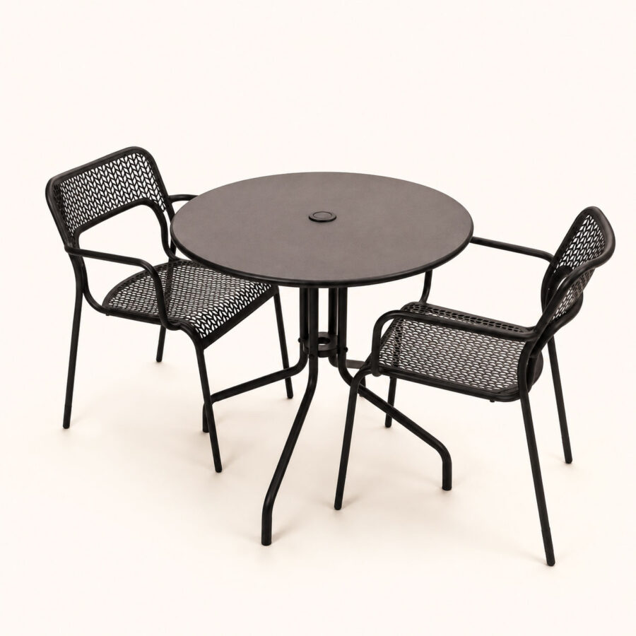 Velaro Round Cafe Set