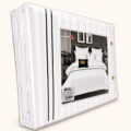 White Pearl Stripe Bedding Set