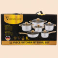 6 in 1 Stainless Steel Cookware Set
