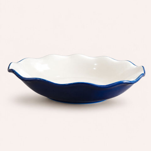 Midnight Wave Porcelain Bowl