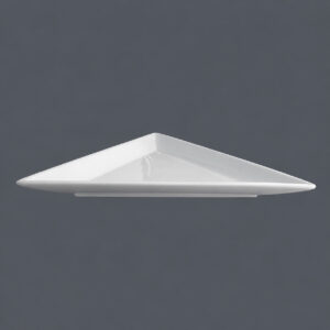 Triangular Ceramic Serving Plate