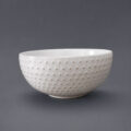 Ivory Dotted Porcelain Bowl