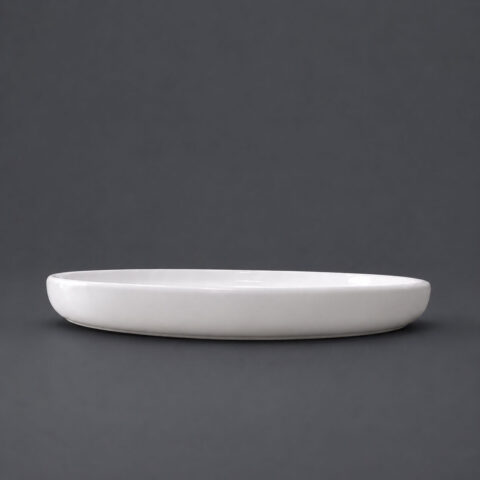 Ivory Halo Ceramic Plate