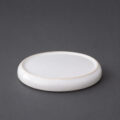 Ivory Halo Ceramic Plate
