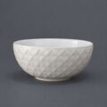 Ivory Lattice Porcelain Bowl