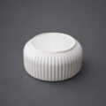 Pearl Fluted Ceramic Bowl