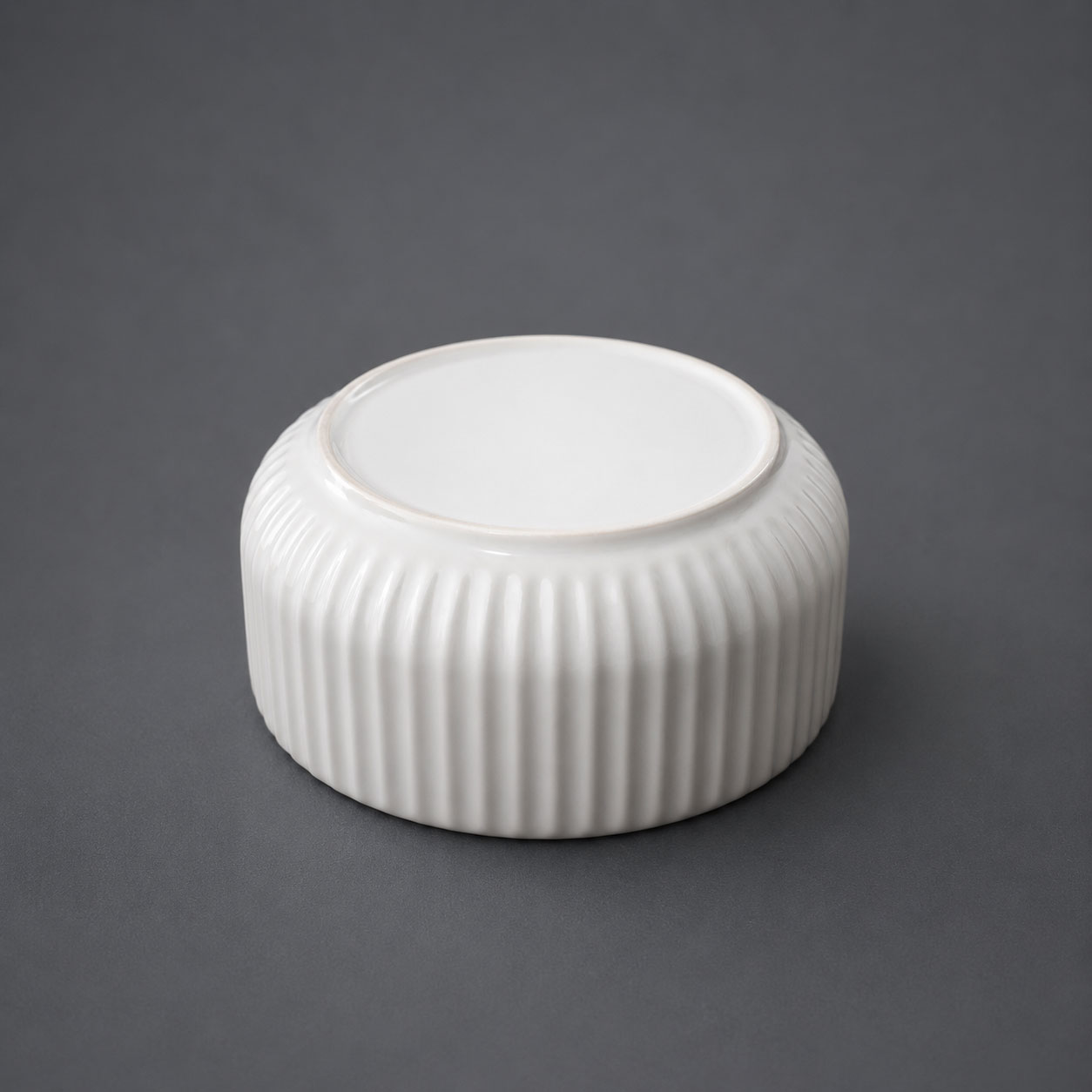 Pearl Fluted Ceramic Bowl