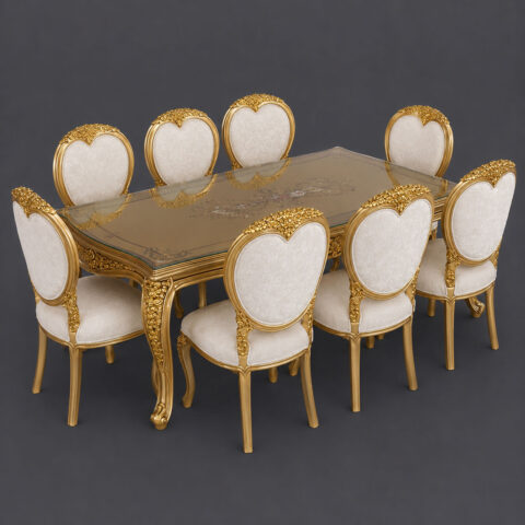 Imperial Elegance Royal Dining Set 8-Seater
