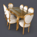 Imperial Elegance Royal Dining Set 8-Seater