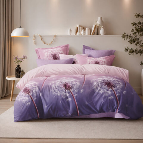 Lavender Cotton Bedding Set